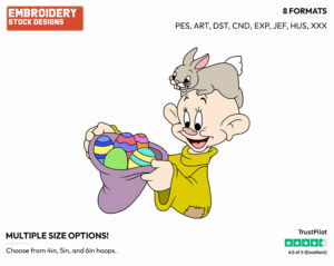 Dopey Easter Eggs - Disney Characters - Easter - Holiday Inspired Embroidery Design in 3 sizes & 8 formats