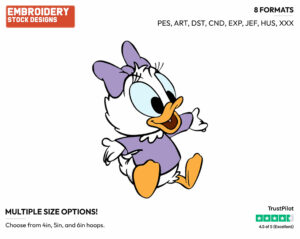Baby Daisy - Disney Babies - Embroidery Design in 3 sizes & 8 formats