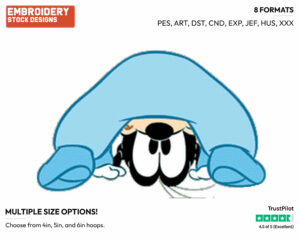 Baby Goofy Upside Down - Disney Babies - Embroidery Design in 3 sizes & 8 formats