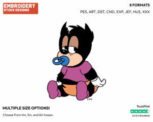 Baby Pete - Disney Babies - Embroidery Design in 3 sizes & 8 formats