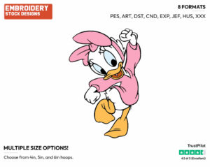 Daisy's Niece - Disney's Pete, Horace, Clarabelle Cow & Others - Embroidery Design in 3 sizes & 8 formats
