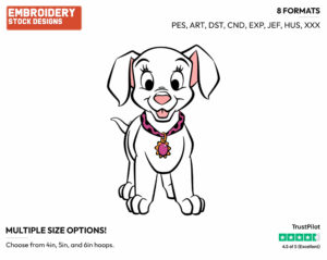Oddball - Disney's 101 Dalmatians - Embroidery Design in 3 sizes & 8 formats