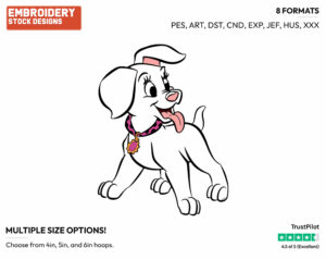 Oddball - Disney's 101 Dalmatians - Embroidery Design in 3 sizes & 8 formats