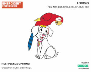 Oddball, Waddlesworth - Disney's 101 Dalmatians - Embroidery Design in 3 sizes & 8 formats