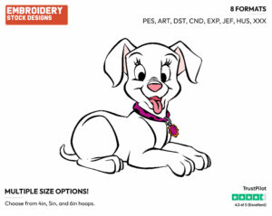 Oddball - Disney's 101 Dalmatians - Embroidery Design in 3 sizes & 8 formats
