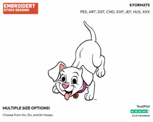Oddball - Disney's 101 Dalmatians - Embroidery Design in 3 sizes & 8 formats