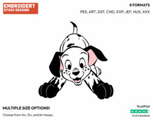 Little Dipper - Disney's 101 Dalmatians - Embroidery Design in 3 sizes & 8 formats