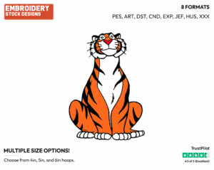 Rajah - Disney's Aladdin - Embroidery Design in 3 sizes & 8 formats