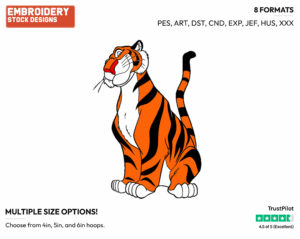 Rajah - Disney's Aladdin - Embroidery Design in 3 sizes & 8 formats