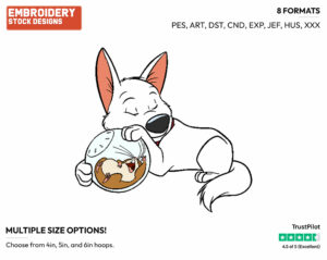 Bolt, Rhino - Disney's Bolt - Embroidery Design in 3 sizes & 8 formats