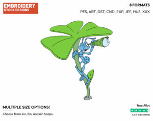 Flik - Disney's A Bug's Life - Embroidery Design in 3 sizes & 8 formats