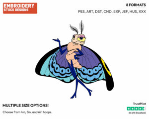 Gypsy - Disney's A Bug's Life - Embroidery Design in 3 sizes & 8 formats