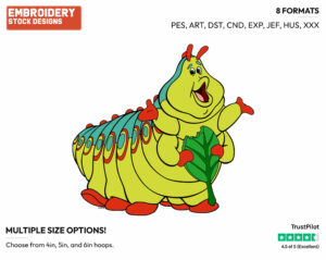 Heimlich - Disney's A Bug's Life - Embroidery Design in 3 sizes & 8 formats