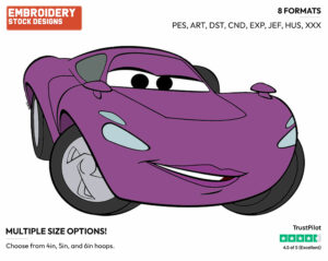 Holley Shiftwell - Disney's Cars - Embroidery Design in 3 sizes & 8 formats