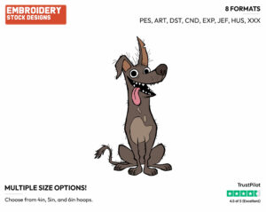 Dante - Disney's Coco - Embroidery Design in 3 sizes & 8 formats