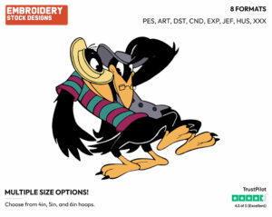 Crows Deacon, Dopey - Disney's Dumbo - Embroidery Design in 3 sizes & 8 formats
