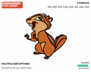 Pip - Disney's Enchanted - Embroidery Design in 3 sizes & 8 formats