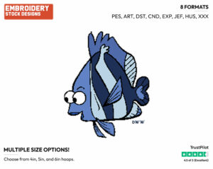 Deb - Disney's Finding Nemo - Embroidery Design in 3 sizes & 8 formats