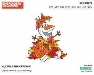 Kristoff And Sven - Disney's Frozen 2 - Embroidery Design in 3 sizes & 8 formats