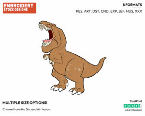 Butch Roaring - Disney's The Good Dinosaur - Embroidery Design in 3 sizes & 8 formats