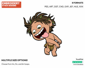 Spot - Disney's The Good Dinosaur - Embroidery Design in 3 sizes & 8 formats