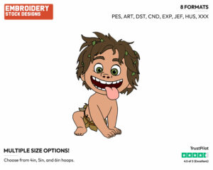 Spot - Disney's The Good Dinosaur - Embroidery Design in 3 sizes & 8 formats