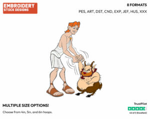 Phil, Hercules - Disney's Hercules - Embroidery Design in 3 sizes & 8 formats