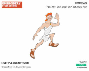 Young Hercules - Disney's Hercules - Embroidery Design in 3 sizes & 8 formats