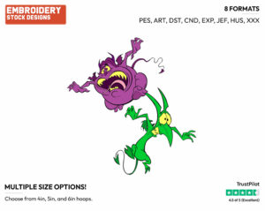 Pain, Panic - Disney's Hercules - Embroidery Design in 3 sizes & 8 formats