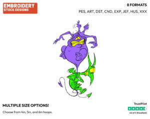 Pain, Panic - Disney's Hercules - Embroidery Design in 3 sizes & 8 formats