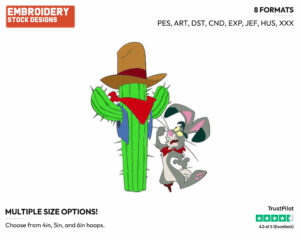 Lucky Jack - Disney's Home on the Range - Embroidery Design in 3 sizes & 8 formats