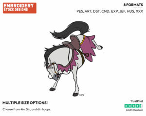 Phoebus's Horse - Disney's The Hunchback of Notre-Dame - Embroidery Design in 3 sizes & 8 formats