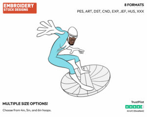 Frozone - Disney's The Incredibles - Embroidery Design in 3 sizes & 8 formats