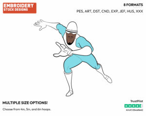Frozone - Disney's The Incredibles 2 - Embroidery Design in 3 sizes & 8 formats