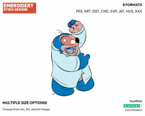 Jumba Jookiba - Disney's Lilo & Stitch - Embroidery Design in 3 sizes & 8 formats
