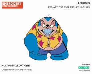 Jumba - Disney's Lilo & Stitch - Embroidery Design in 3 sizes & 8 formats