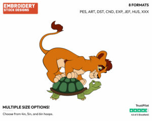Kovu - Disney's The Lion King - Embroidery Design in 3 sizes & 8 formats