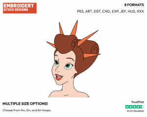 - Disney's The Little Mermaid - Embroidery Design in 3 sizes & 8 formats