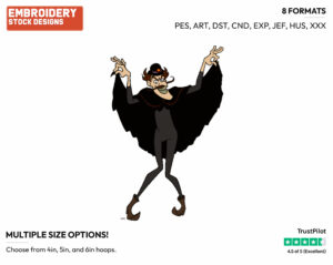 Bowler Hat Guy - Disney's Meet the Robinsons - Embroidery Design in 3 sizes & 8 formats