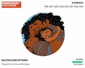 Maui, Moana Hugging - Disney's Moana - Embroidery Design in 3 sizes & 8 formats