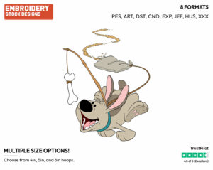 Little Brother - Disney's Mulan - Embroidery Design in 3 sizes & 8 formats