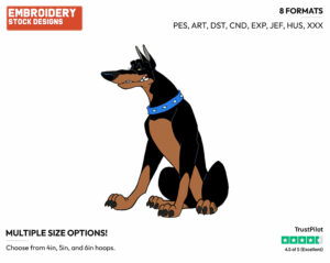 Desoto - Disney's Oliver and Company - Embroidery Design in 3 sizes & 8 formats