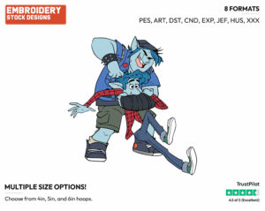 Barley, Ian - Disney's Onward - Embroidery Design in 3 sizes & 8 formats