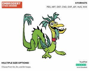 Blazey - Disney's Onward - Embroidery Design in 3 sizes & 8 formats