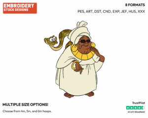 Mama Odie - Disney's The Princess and the Frog - Embroidery Design in 3 sizes & 8 formats