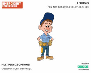 Fix It Felix - Disney's Ralph Breaks the Internet - Embroidery Design in 3 sizes & 8 formats
