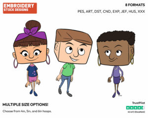 Netizens - Disney's Ralph Breaks the Internet - Embroidery Design in 3 sizes & 8 formats
