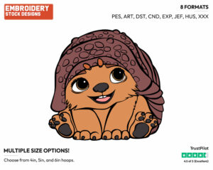 Tuk Tuk - Disney's Raya and the Last Dragon - Embroidery Design in 3 sizes & 8 formats