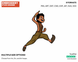 Boun - Disney's Raya and the Last Dragon - Embroidery Design in 3 sizes & 8 formats