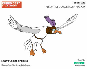 Orville - Disney's The Rescuers Down Under - Embroidery Design in 3 sizes & 8 formats